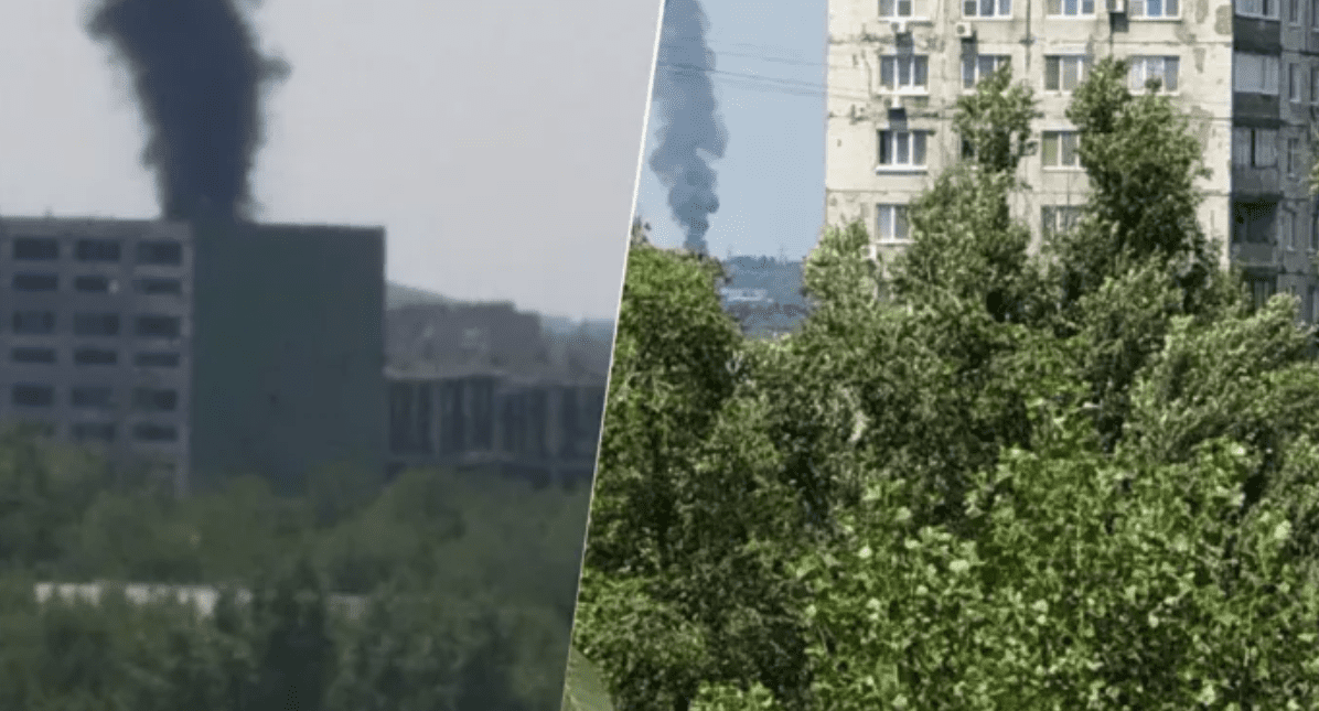 У Донецьку пролунали потужні вибухи, чорний дим до небес (відео) ➤ Prozoro.net.ua