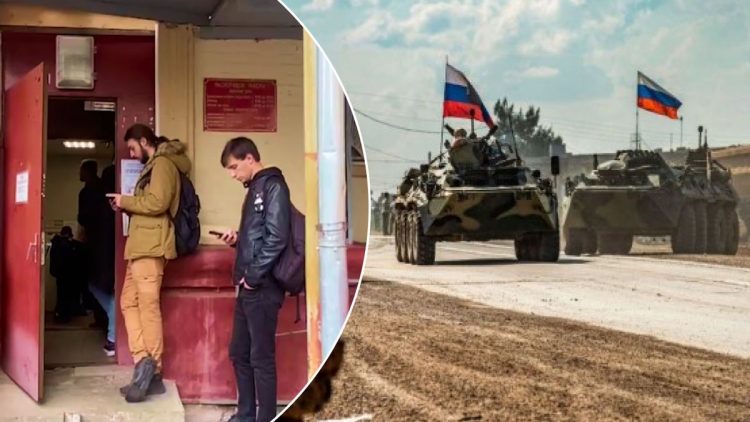 У московских военкоматов уже людно: первое видео с врученными повестками