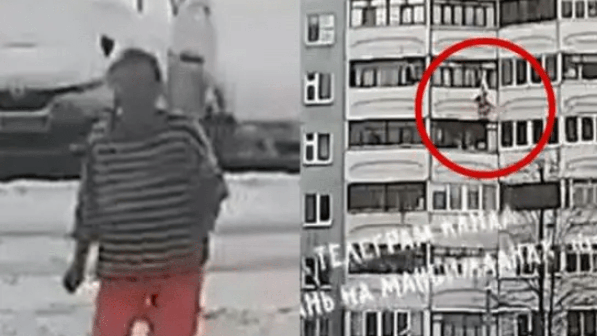 Increíble vídeo: ¿Cómo está el gato? Una mujer cae desde un sexto piso, se levanta y sigue caminando como si nada hubiera pasado ➤ Infotime.co