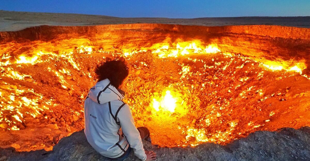 Das “Gate to Hell”, der Feuerkrater in der Wüste, der seit mehr als 40 Jahren brennt ➤ Prozoro.net.ua