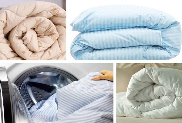 Как постирать тяжелое одеяло в стиральной машине: главные правила