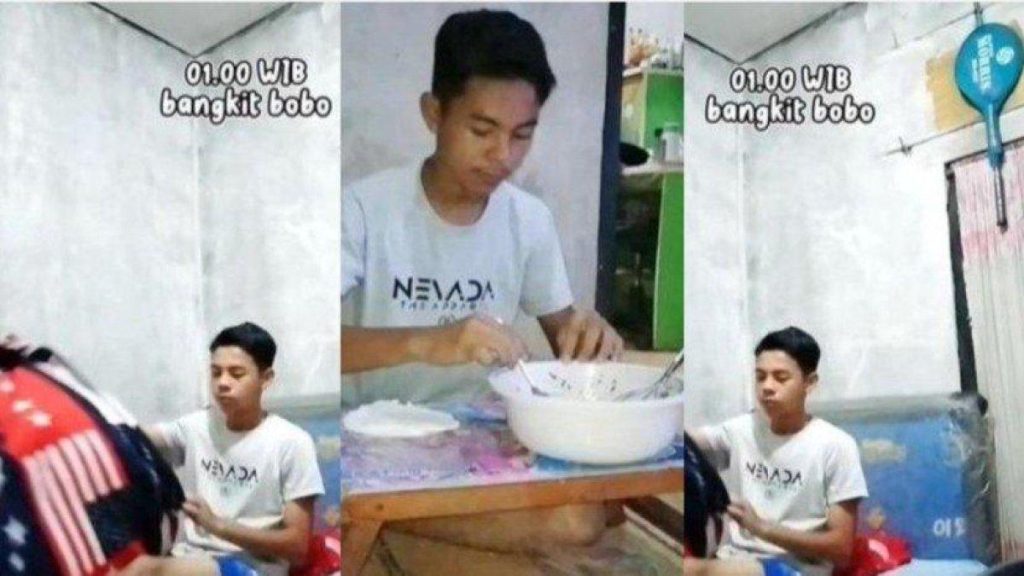 Derlin Wahyudi, seorang siswa di MAN 4 Pandeglang, harus bekerja sangat keras, meskipun usianya masih muda, untuk mencari nafkah ➤ Главное.net