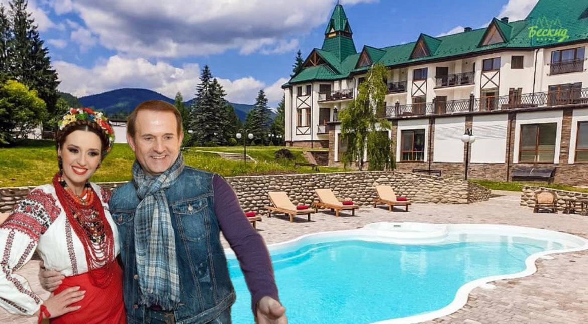 Медведчуку і Марченко досі належать маєток, дача і готель в Україні ➤ Infotime.co