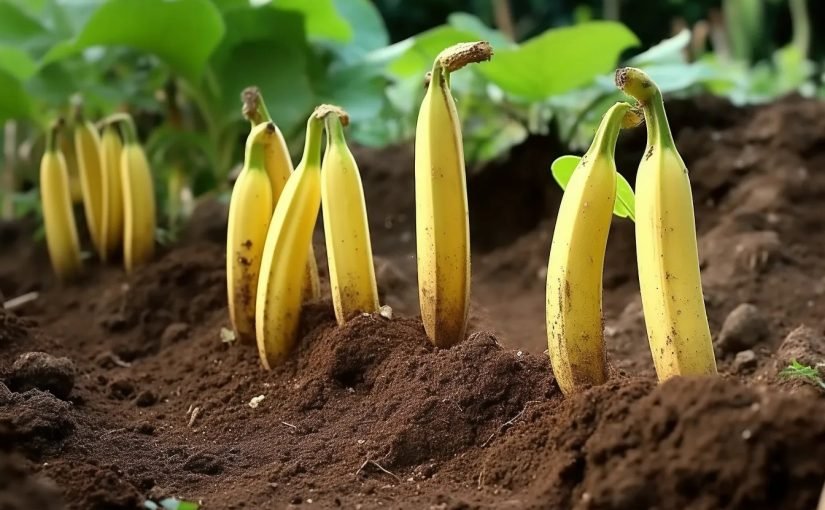 Pflanzen Sie irgendwo in Ihrem Garten Bananen und sehen Sie, was nach einer Woche passiert ➤ Infotime.co