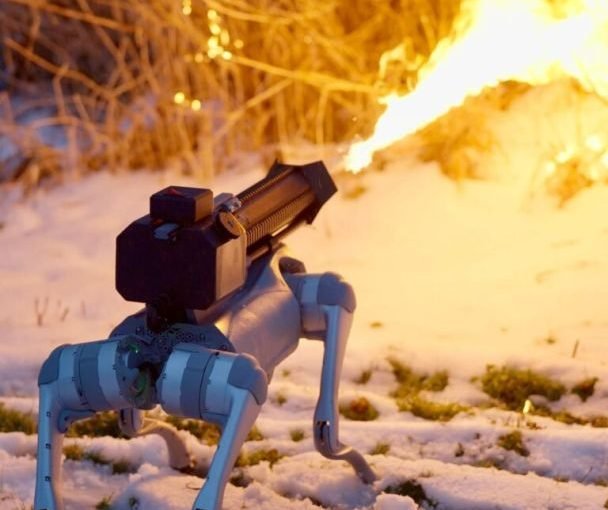 У продаж надійшов робот-собака з вогнеметом: відео з Термонатором ➤ Infotime.co