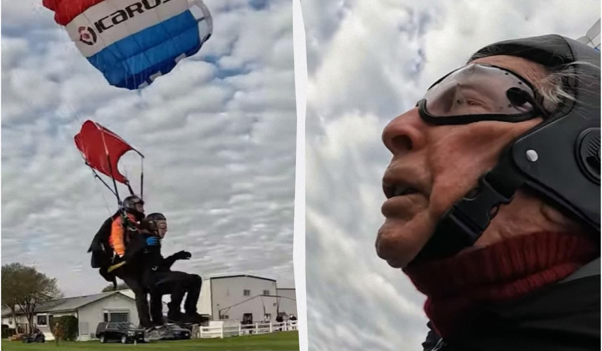 106-річний американець став найстарішим парашутистом світу ➤ Infotime.co