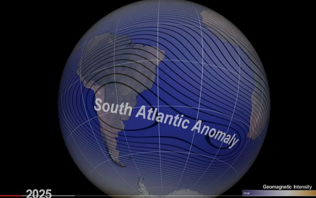 NASA зафіксувало аномалію в магнітному полі Землі: що це означає ➤ Infotime.co