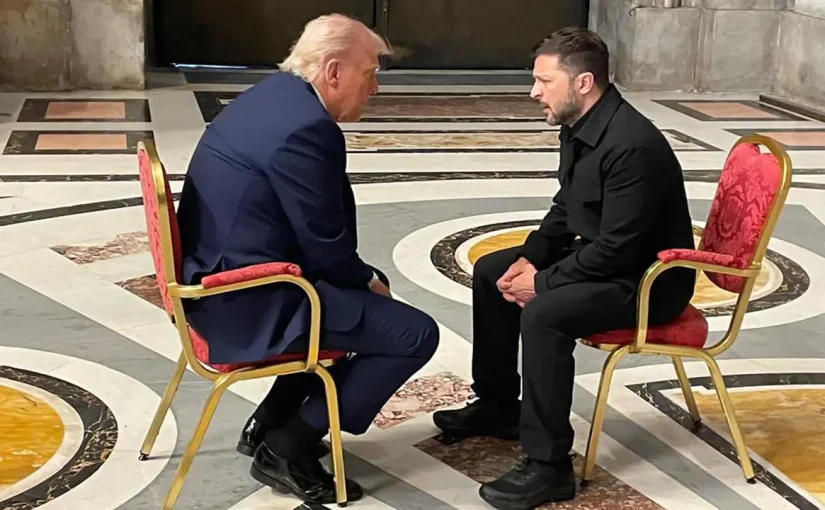 Эксперт по языку тела оценила встречу Зеленского и Трампа в Ватикане ➤ Infotime.co