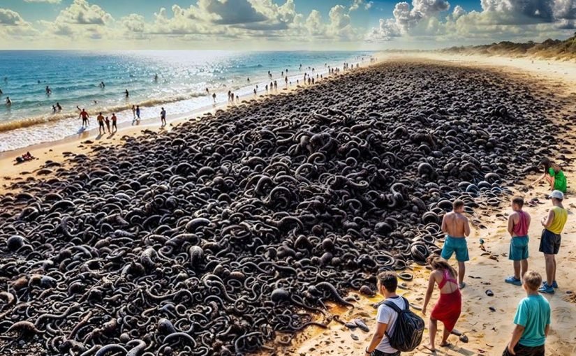 Badegäste sind oft überrascht, ungewöhnliche Objekte im Meer zu finden, und haben manchmal sogar Angst ➤ Infotime.co
