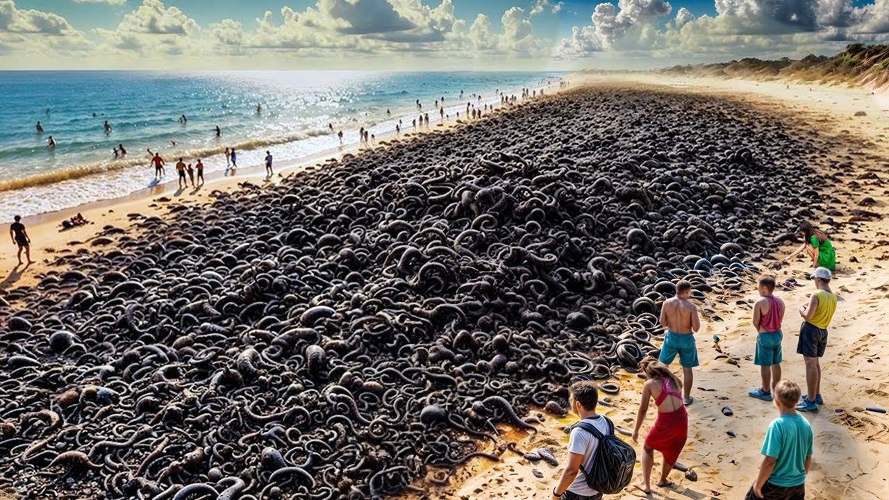 Badegäste sind oft überrascht, ungewöhnliche Objekte im Meer zu finden, und haben manchmal sogar Angst ➤ Infotime.co