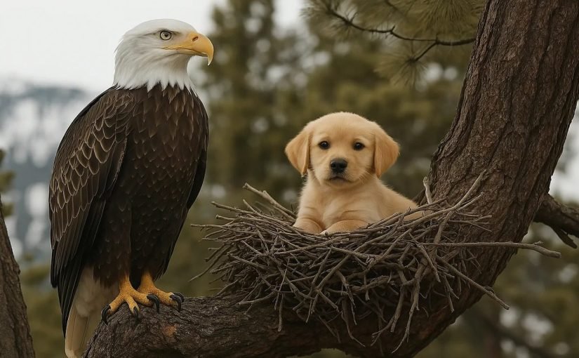 Águila se lleva un perrito ante los ojos de todos: el final sorprendió a todo el vecindario ➤ Infotime.co