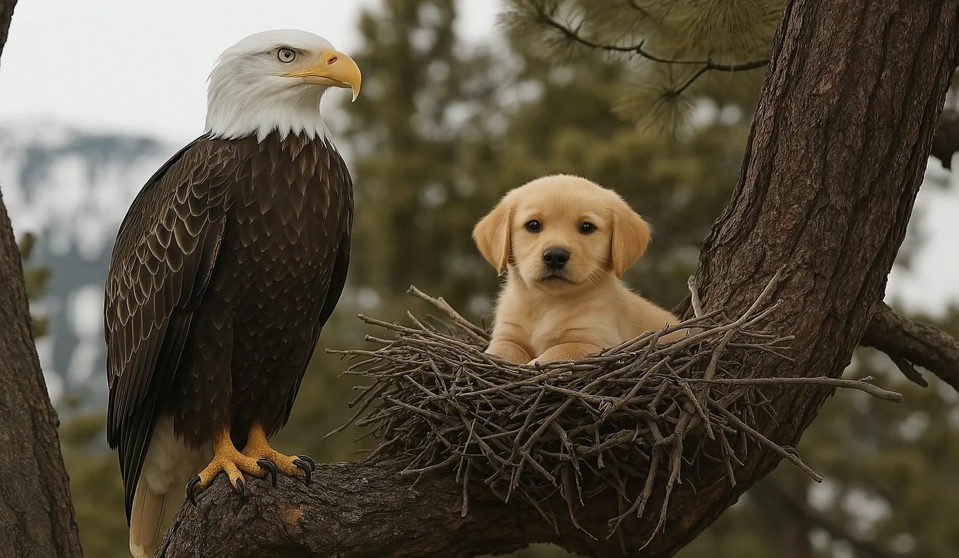 Águila se lleva un perrito ante los ojos de todos: el final sorprendió a todo el vecindario ➤ Infotime.co