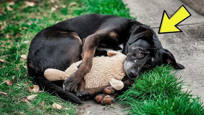 Eine Frau sieht einen streunenden Hund in ihrem Garten. Sie schreit: „Das kann nicht sein!“ ➤ Infotime.co