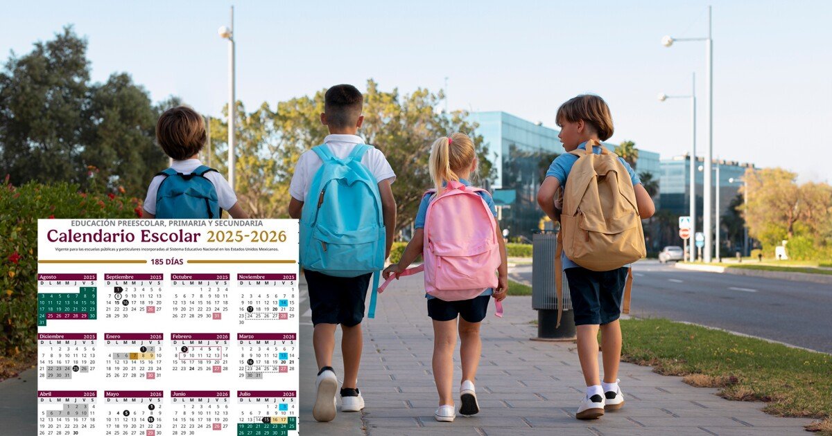SEP anuncia pausa de 15 días en el ciclo escolar entre octubre 2025 y 2026
