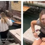 Туристка впала у канал у Венеції через Google Maps: курйозне відео стало вірусним ➤ Infotime.co