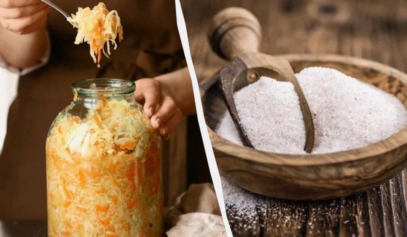 Скільки солі потрібно для квашення капусти: пропорції для банок і відер