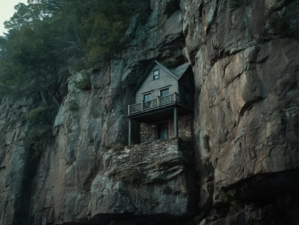 Pendaki menemui sebuah rumah di Mountain Side. Kemudian mereka melihat ke dalam!