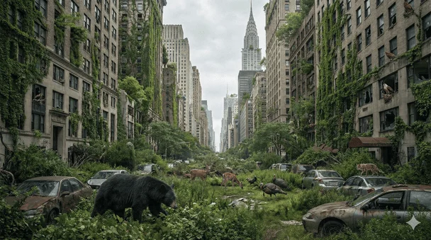 Як природа поглине Нью-Йорк без людей: модель майбутнього мегаполіса ➤ Infotime.co