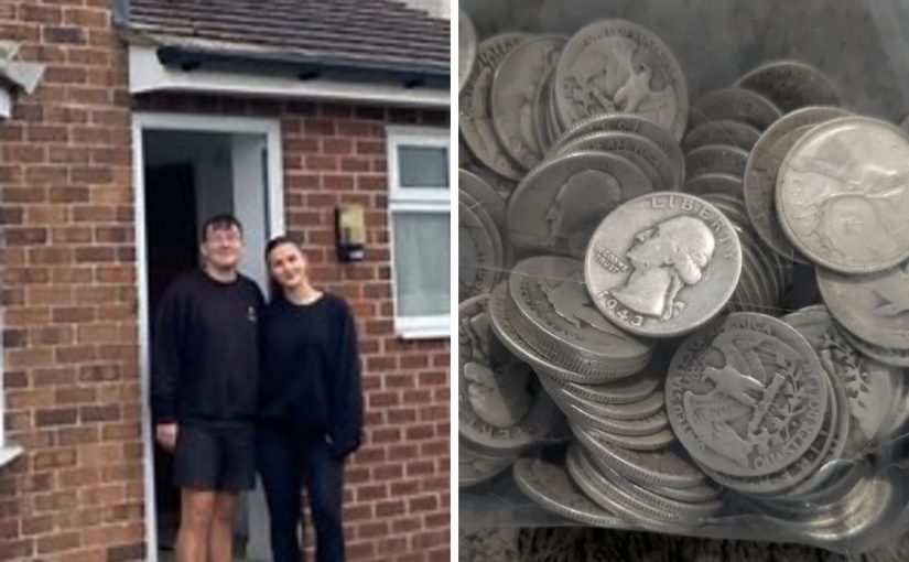 Удачный ремонт: на пару свалилось настоящее сокровище прямо с потолка (фото) ➤ Infotime.co