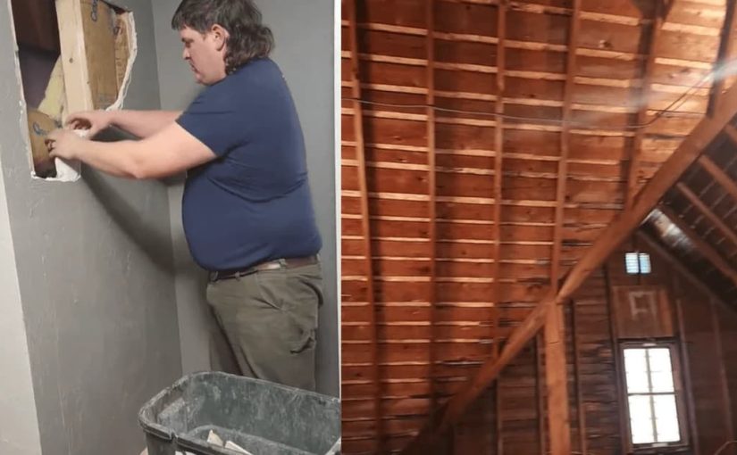 Супруги приобрели старый дом и случайно обнаружили скрытый этаж (видео) ➤ Infotime.co