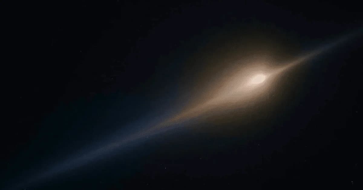 Комета резко остановилась и принялась вращаться назад ➤ Главное.net