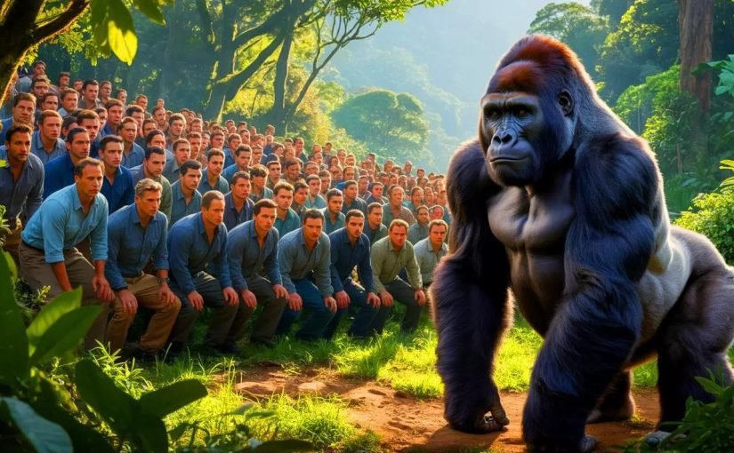 ¿Quién ganará: 100 personas o un gorila? Una mirada desde un punto de vista evolutivo ➤ Infotime.co