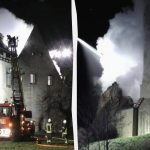 Пожар в Германии уничтожил часть средневекового замка ➤ Infotime.co