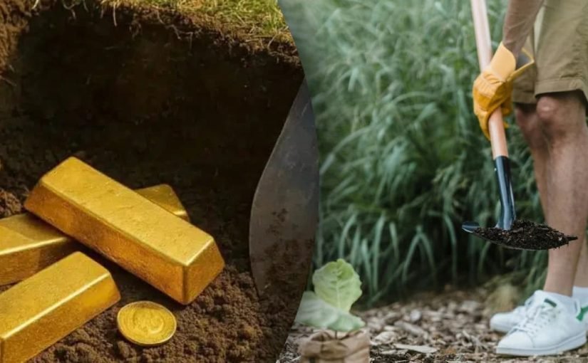 Мужчина нашел под землей клад, когда копал яму возле дома (фото) ➤ Infotime.co