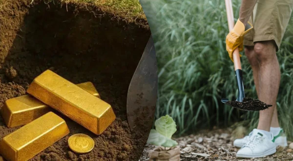 Чоловік знайшов під землею скарб, коли копав яму біля будинку (фото) ➤ Infotime.co