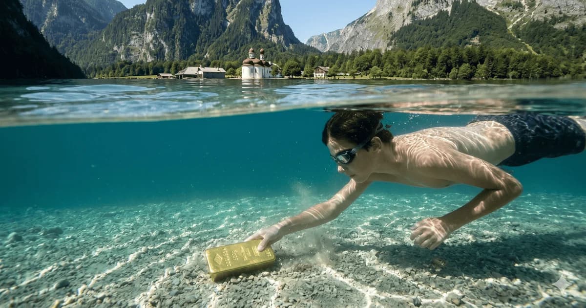 Підліток знайшов скарб на дні озера в Німеччині та розбагатів ➤ Infotime.co