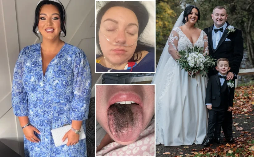 После уколов для похудения у женщины почернел язык (фото) ➤ Infotime.co