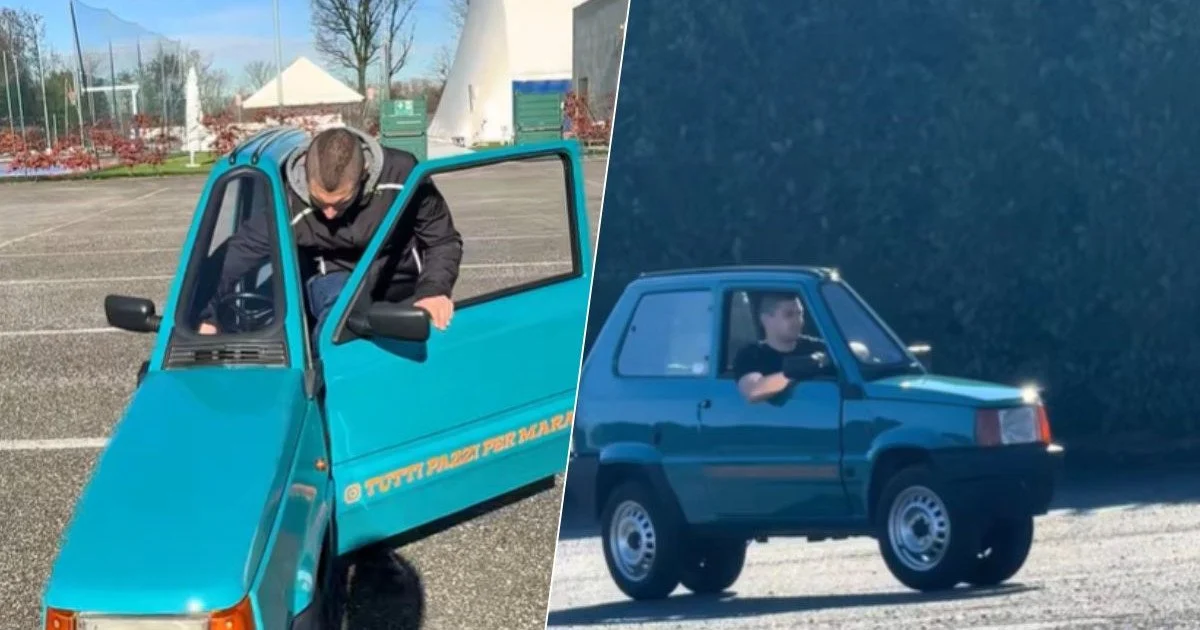 Самый узкий автомобиль в мире: Fiat шириной всего 50,2 см установил рекорд Гиннеса