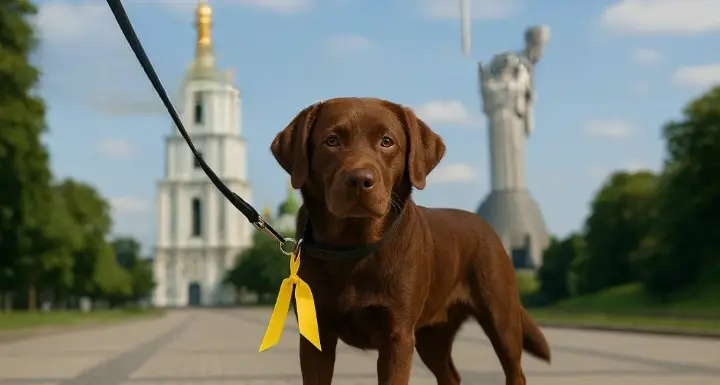 Що означає жовта стрічка на нашийнику собаки